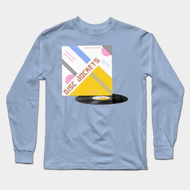 RETRO VINYL DJ Long Sleeve T-Shirt by elSALMA